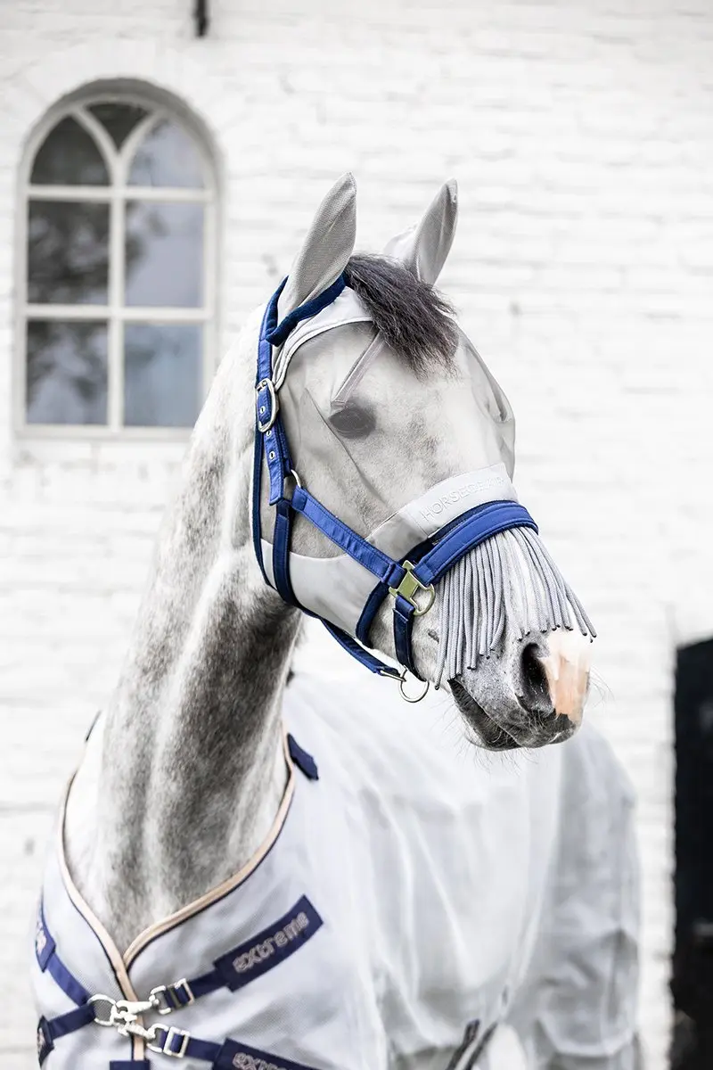 Horsegear Vliegenmasker Shetlander - Grijs