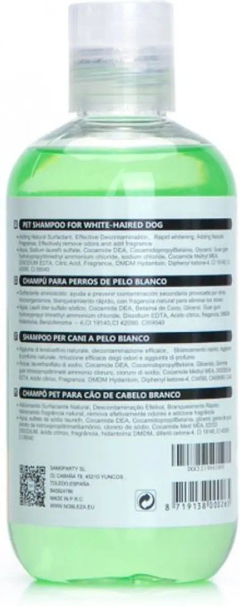 Nobleza Hondenshampoo Witte Vacht 250ml