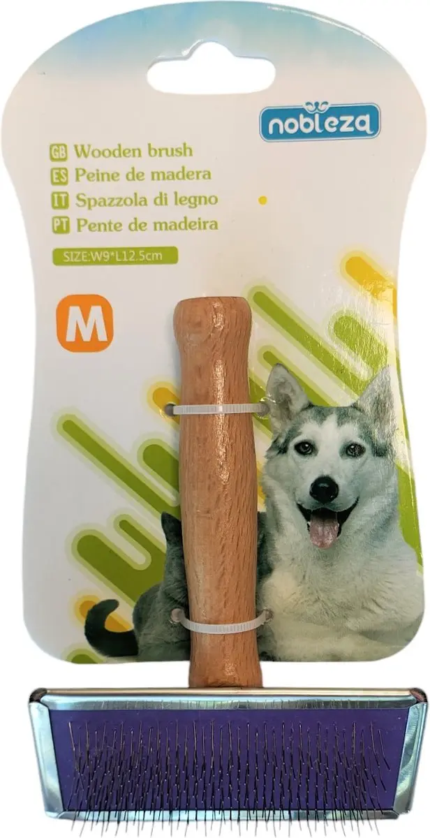 Nobleza Slickerborstel Hond M