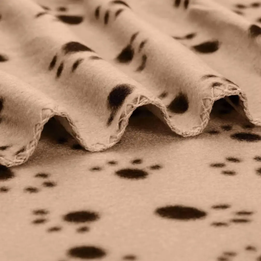 Nobleza Hondendeken L 100x160cm - Fleece - Beige