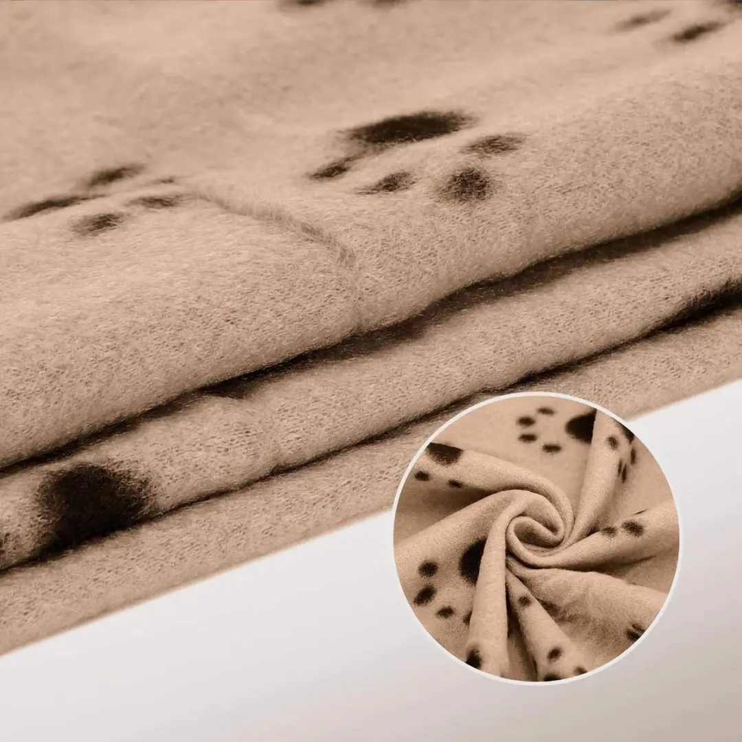 Nobleza Hondendeken L 100x160cm - Fleece - Beige