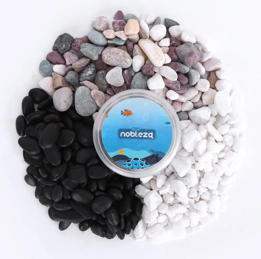 Nobleza Aquarium Grind Zwart Bodembedekking 9-12mm - 400 gram