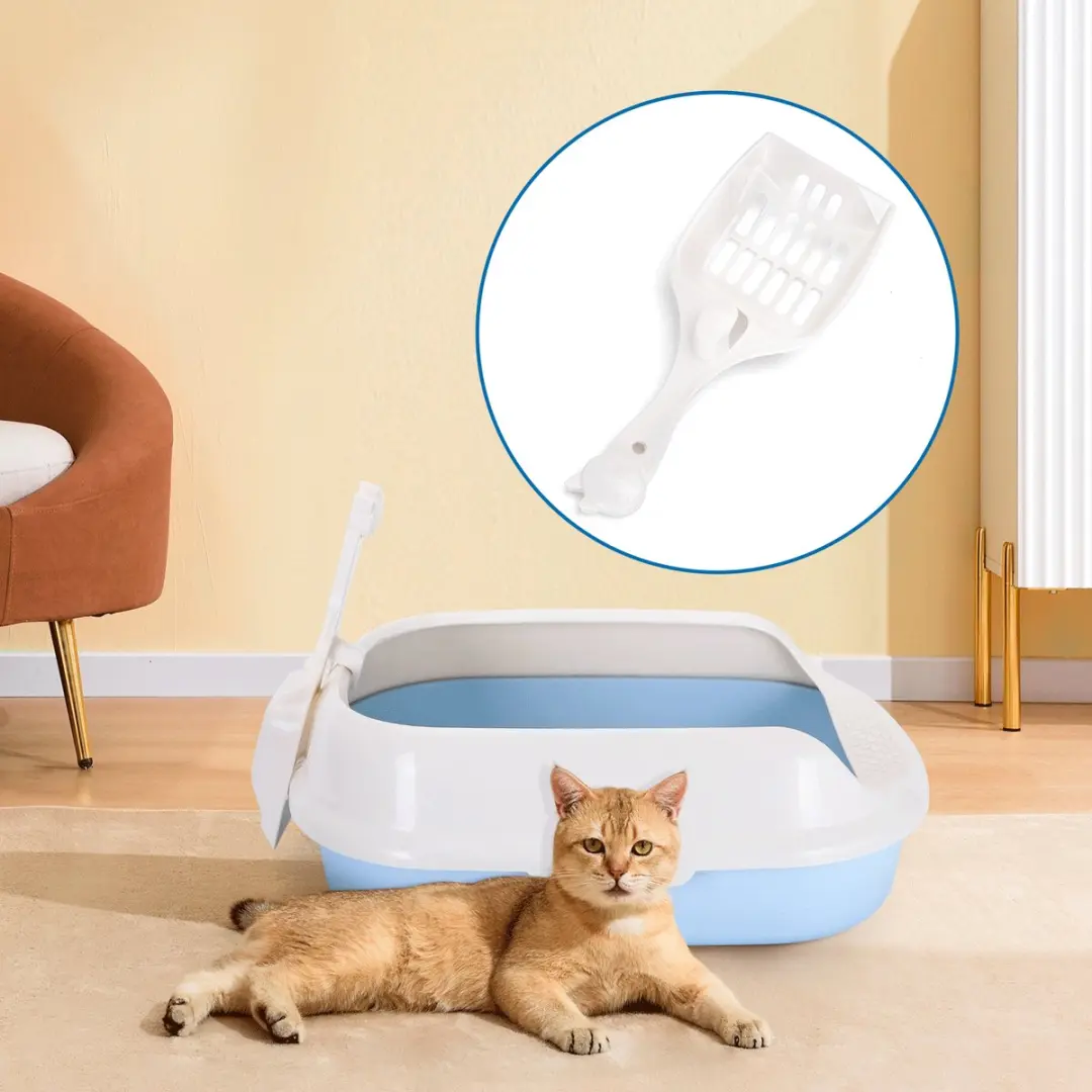 Nobleza Kattenbak met Schepje S - 15L - Blauw