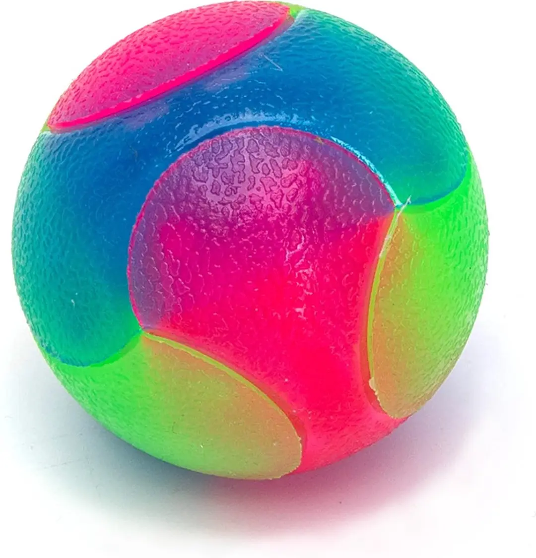 Nobleza Lichtgevende Hondenbal LED - Drijvend Rubber Ø6,5cm - Maat L