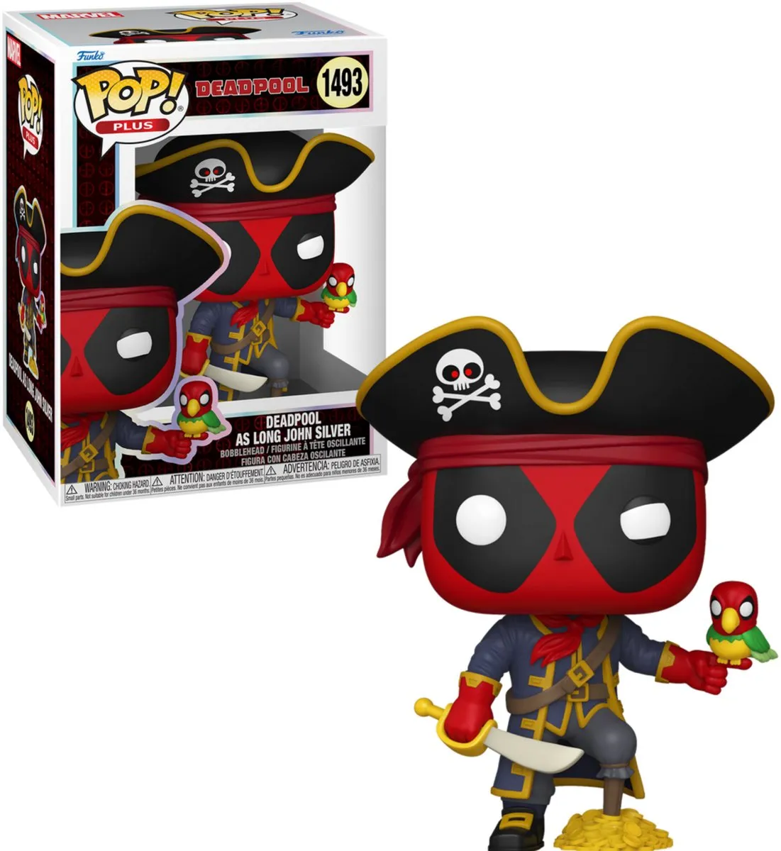 Funko Pop! Deadpool als Long John Silver Marvel - Vinyl Figuur 1493