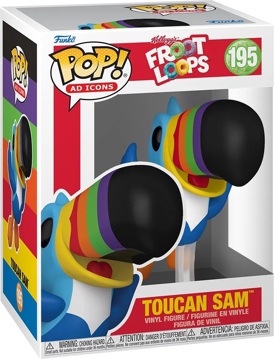 Funko Pop! Ad Icons Toucan Sam Flying - 72525 - Veelkleurig - afbeelding 2 van 5