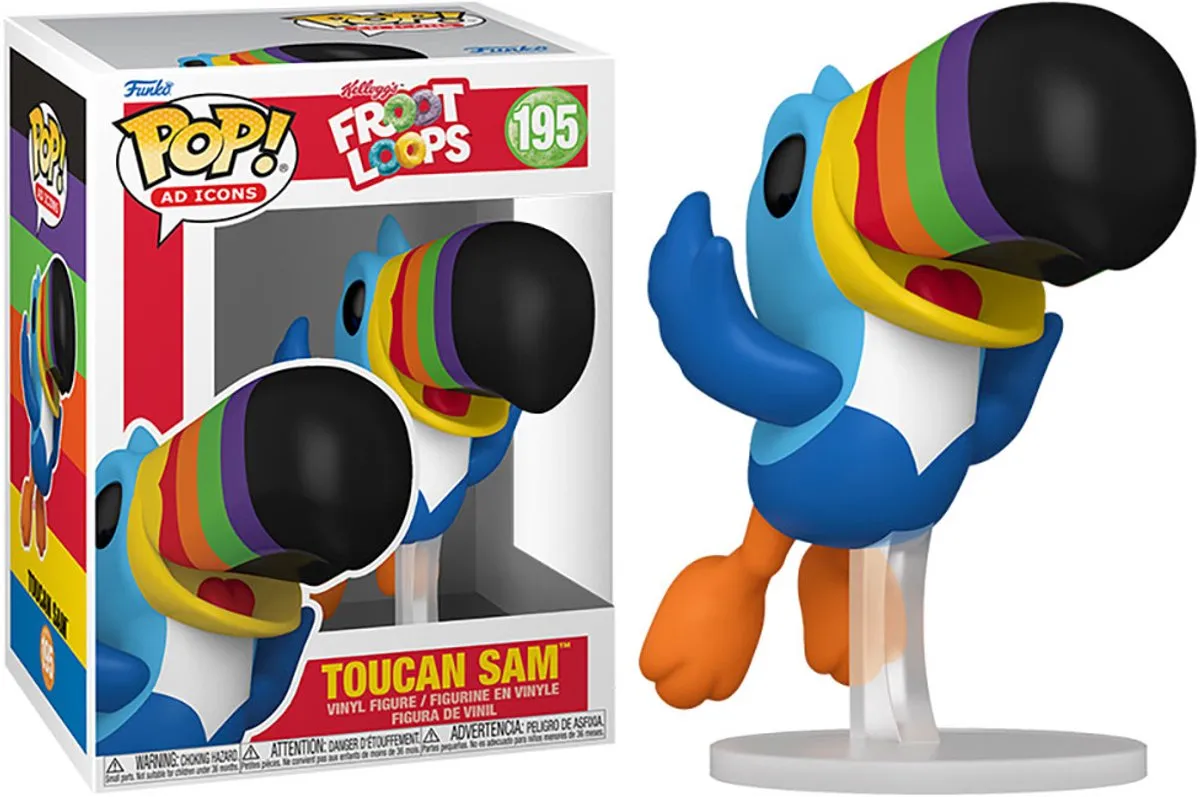 Funko Pop! Ad Icons Toucan Sam Flying - 72525 - Veelkleurig - afbeelding 5 van 5