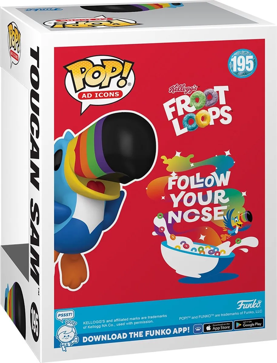 Funko Pop! Ad Icons Toucan Sam Flying - 72525 - Veelkleurig - afbeelding 3 van 5