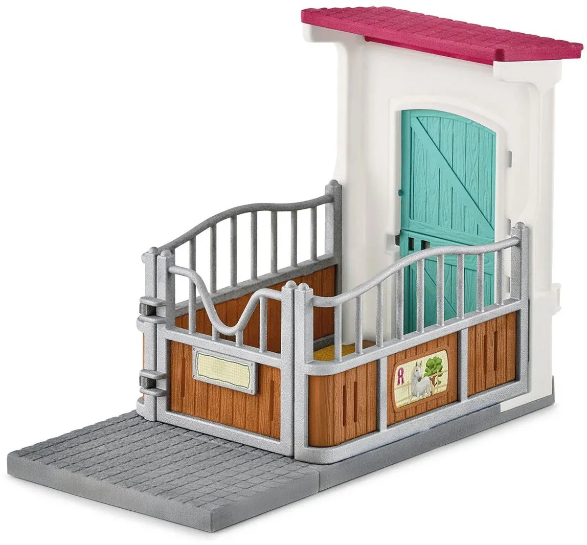 Schleich Horse Club Paardenbox Speelfigurenset 42569 - Multikleur - afbeelding 6 van 6