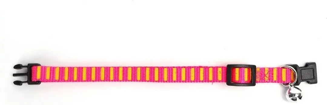 Nobleza Kattenhalsband 20-30cm - Roze/Geel