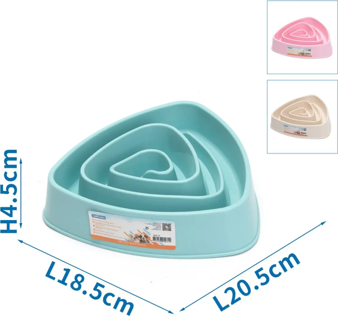 Nobleza Anti-Schrokbak Hond - Blauw - 20 cm