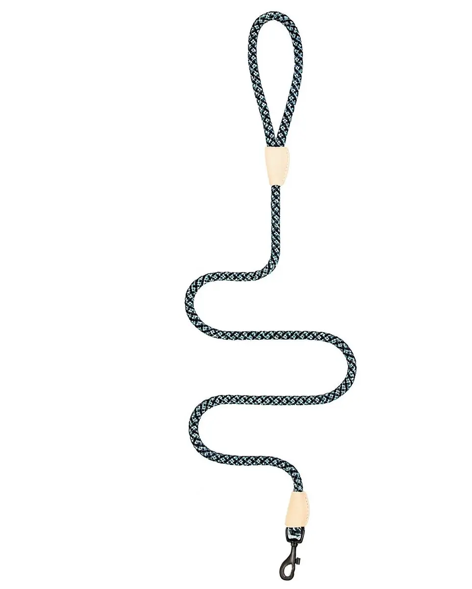 Nobleza Hondenriem Looplijn 130cm - Blauw/ Oranje