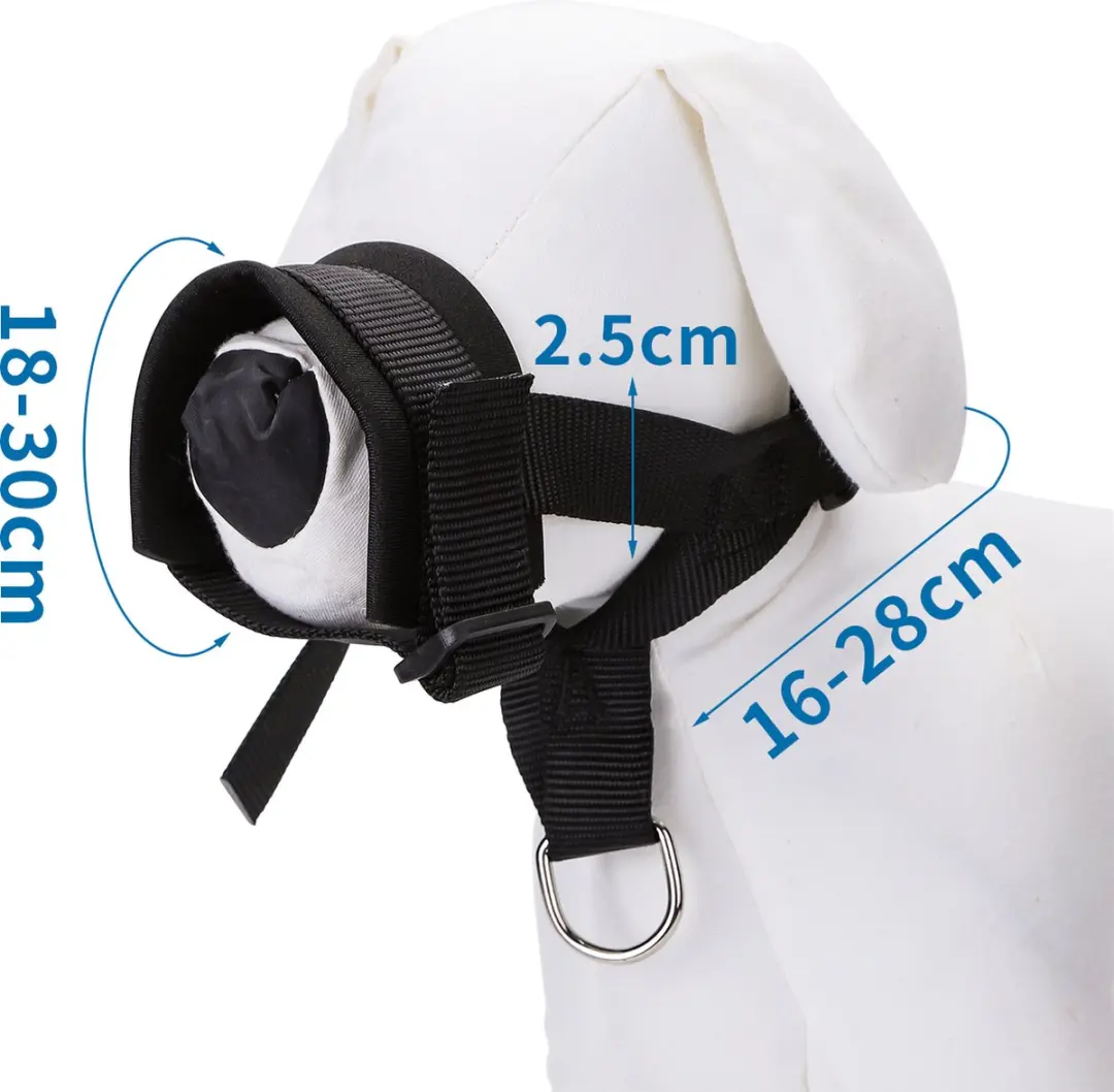 Nobleza Gentle Leader Anti-Trek Halster L - Zwart