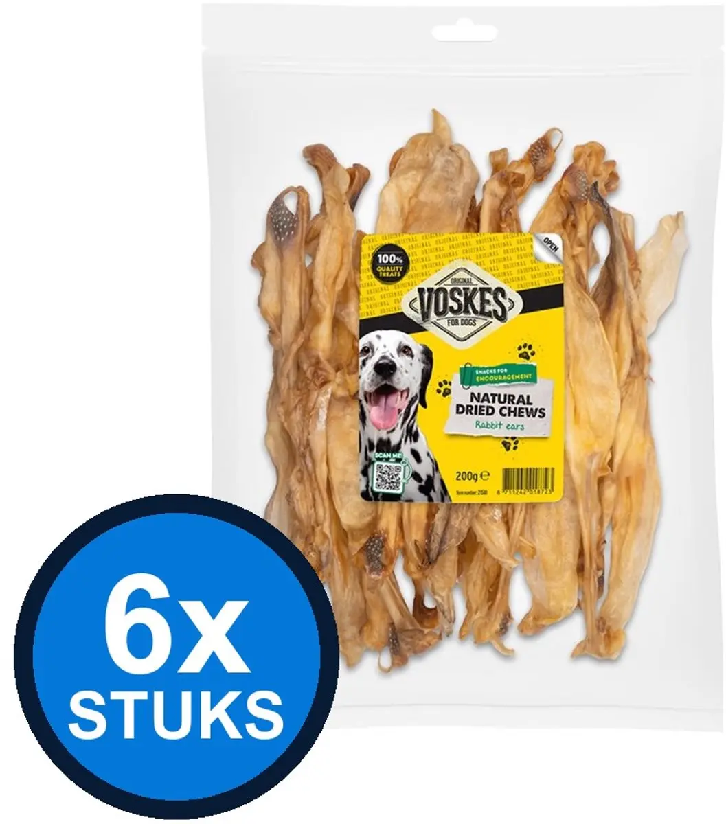6x Voskes Konijnenoren