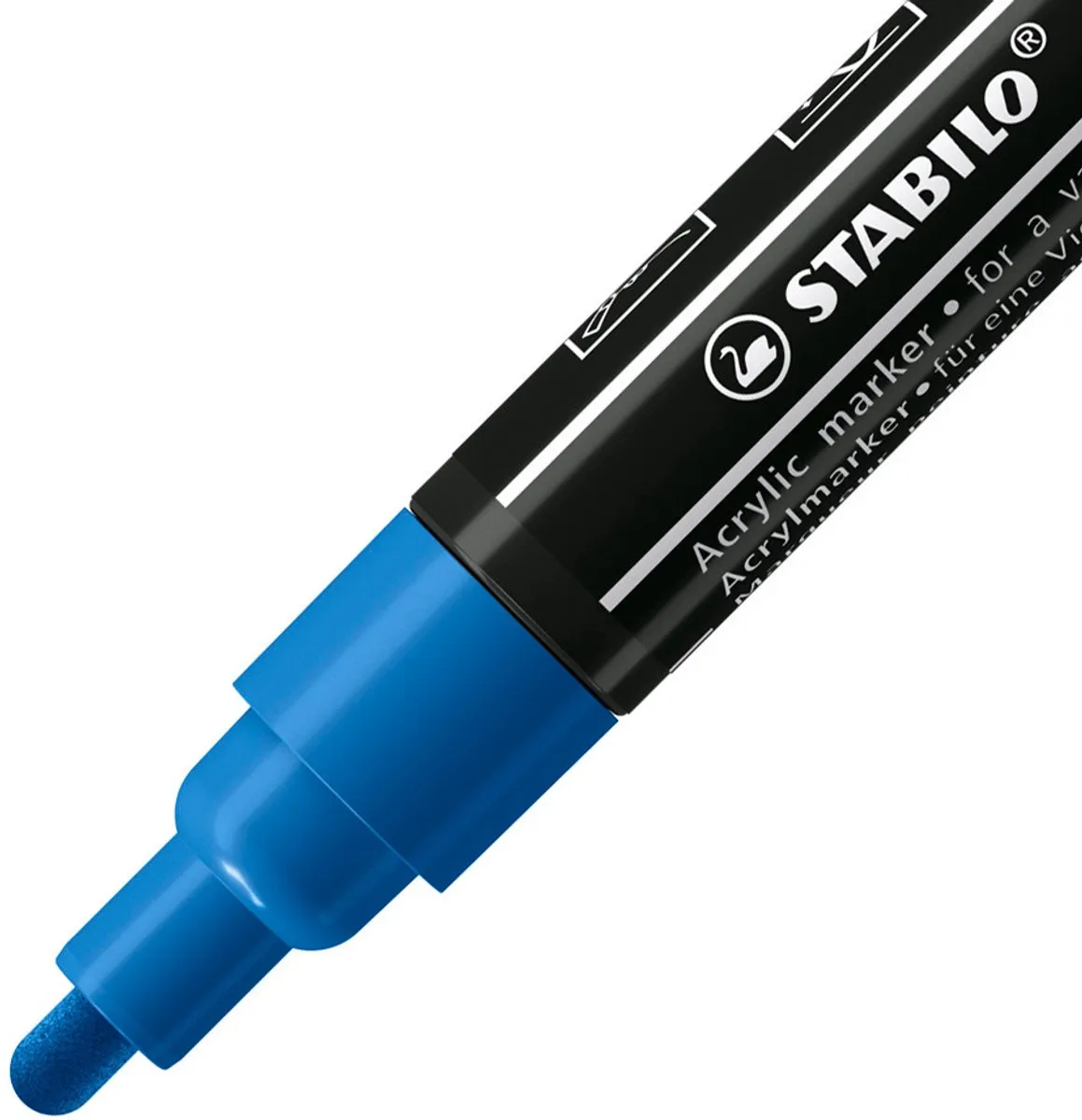 STABILO Free Acryl Marker T300 - Donker Blauw