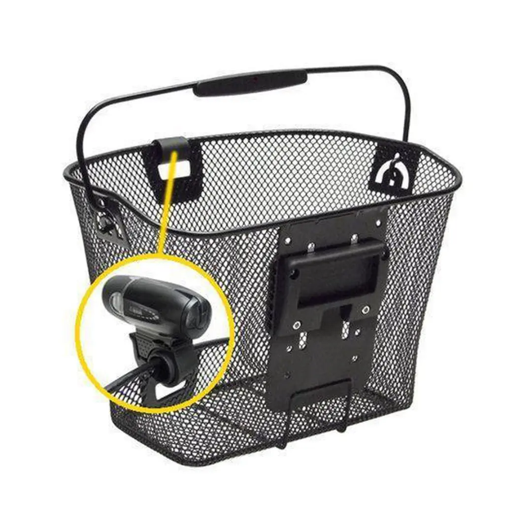 KLICKfix Mand Uni met Lichthouder - 16L - Zwart - afbeelding 3 van 6