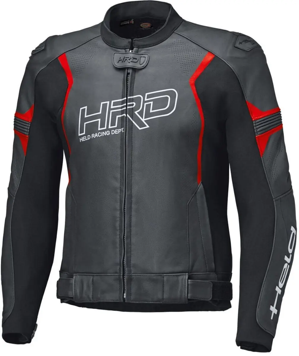 Held Street Rocket 4 Zwart Rood Leren Motorjas