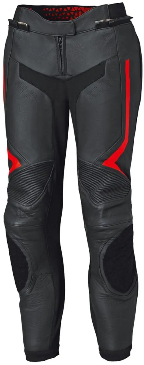 Held Street Rocket 4 Dames Zwart Rood Leren Motorbroek