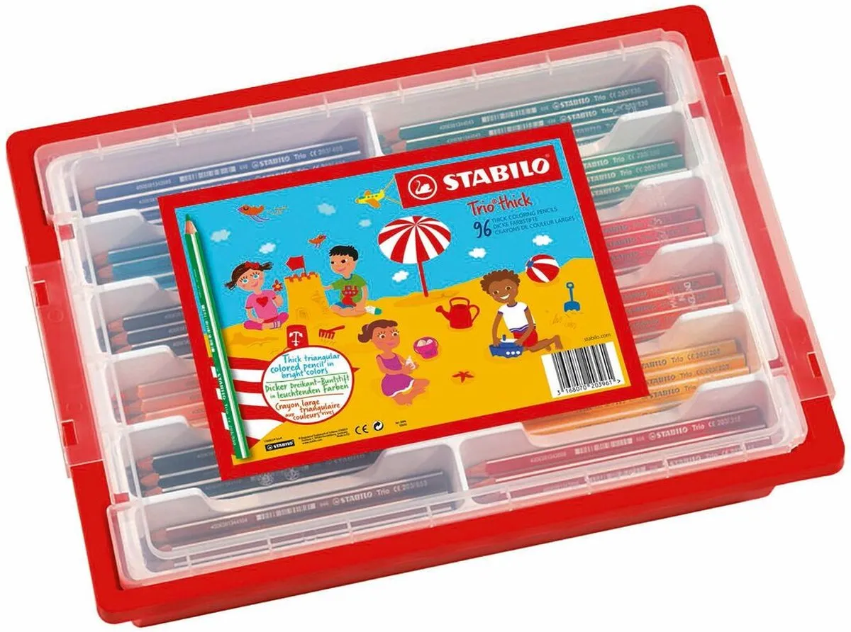 STABILO Trio Thick Kleurpotloden - 96 Stuks - 12 Kleuren - afbeelding 6 van 6