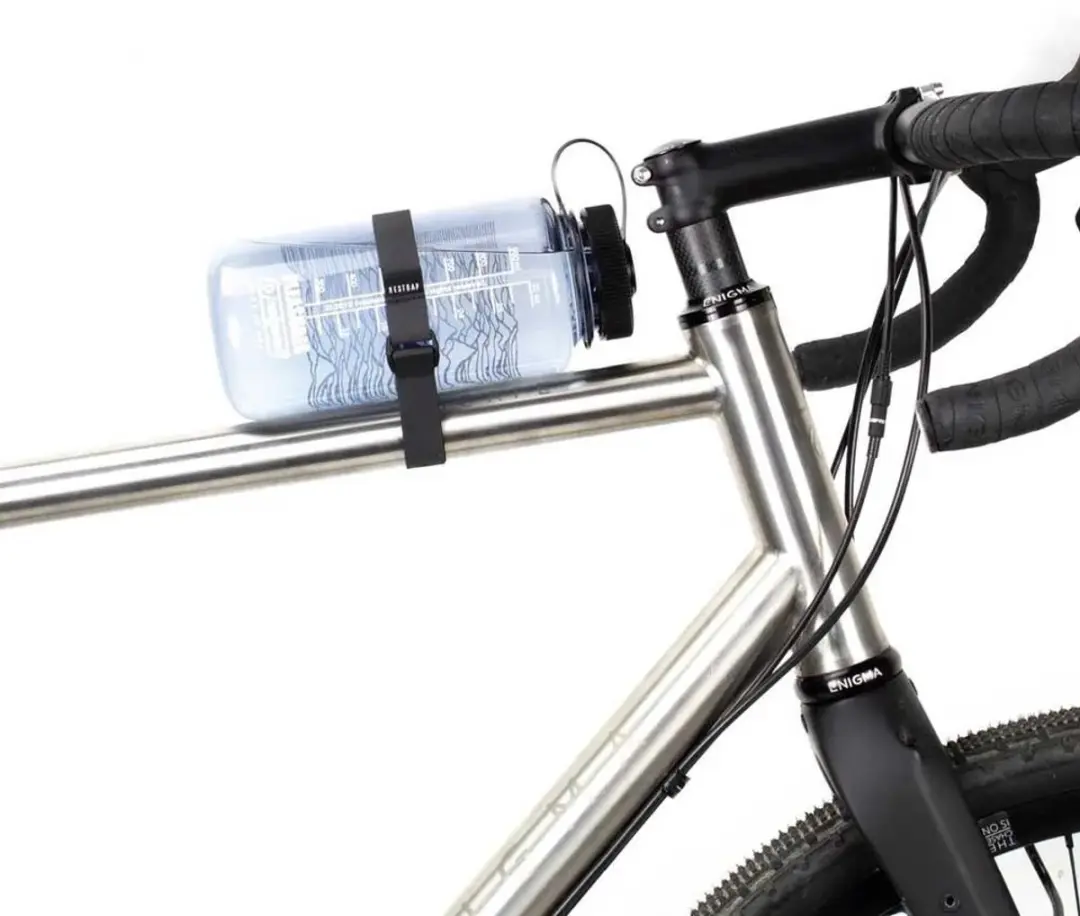 Restrap Snelbinder met Spangesp 65cm - 2 Stuks - Zwart - afbeelding 2 van 6