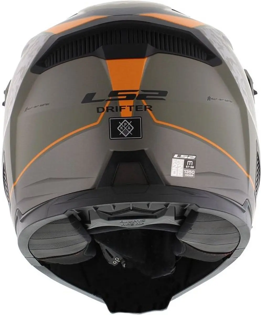 LS2 Drifter Devor OF606 Helm - Maat M - Matt Zand