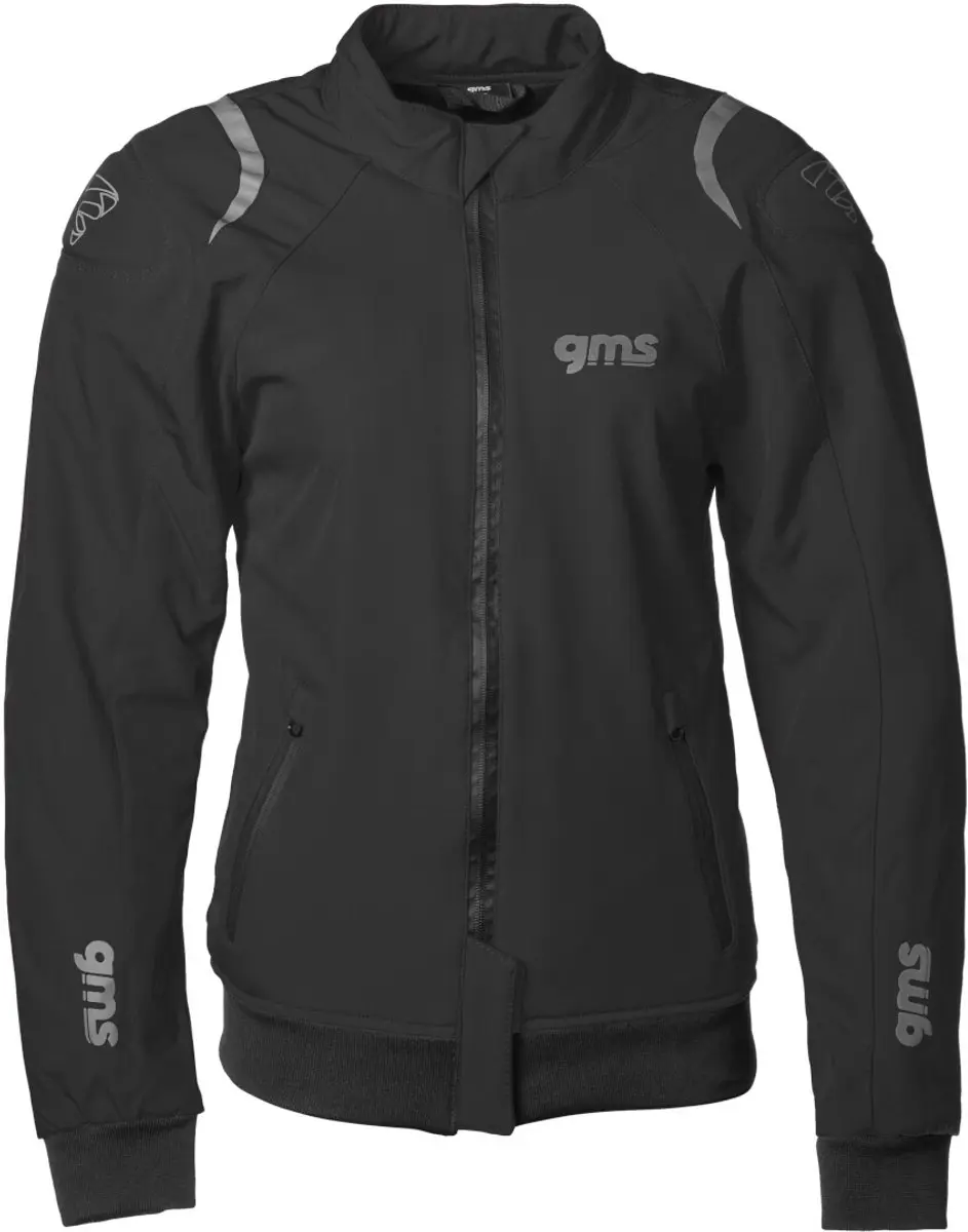 gms Falcon Dames Zwarte Textiele Motorjas