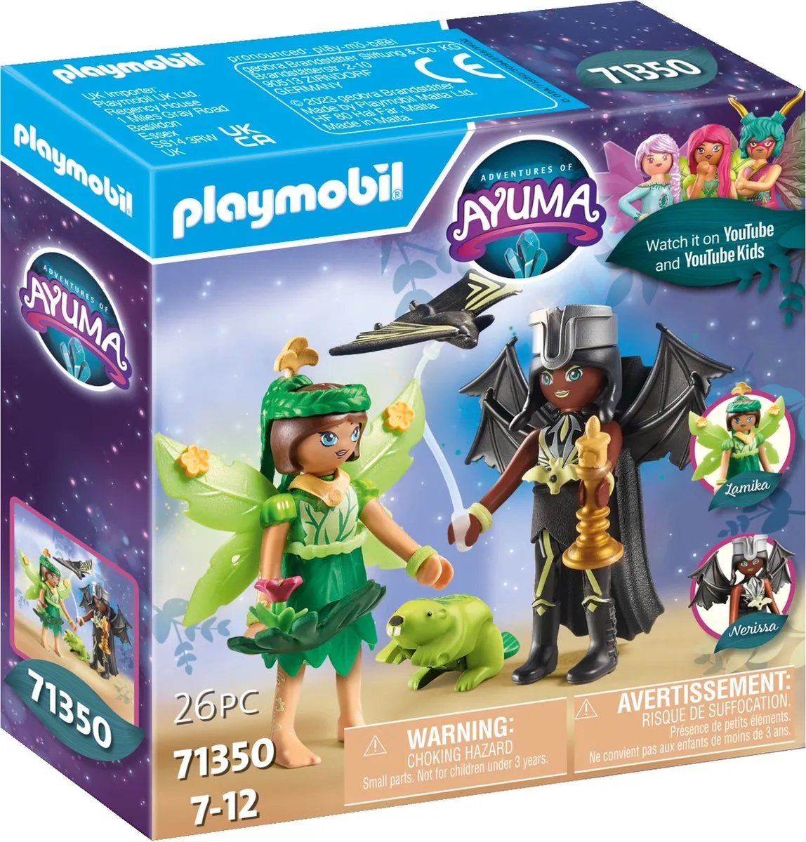 Playmobil Adventures of Ayuma Forest Fairy & Bat Fairy 71350