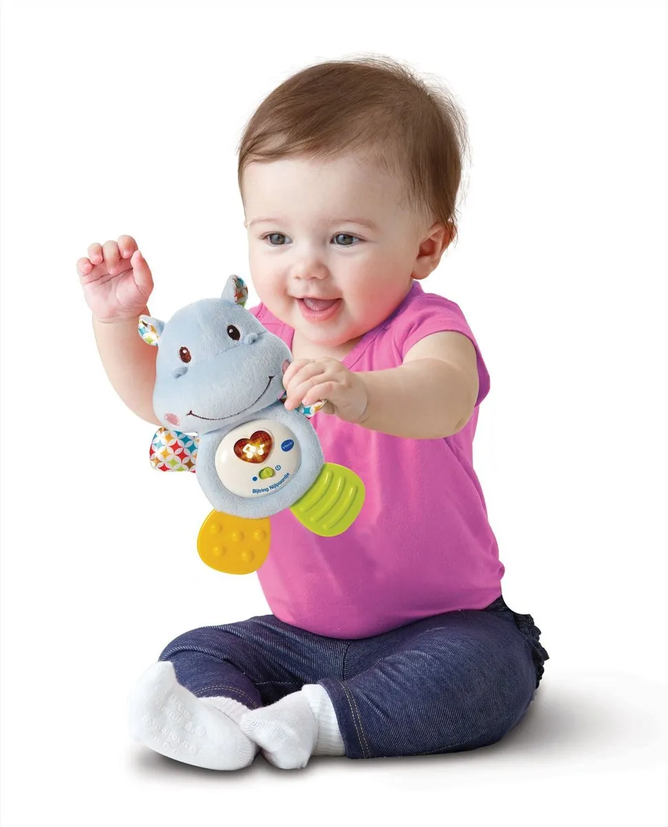 VTech Baby Bijtring Nijlpaardje - Liedjes & Geluiden - Multikleuren