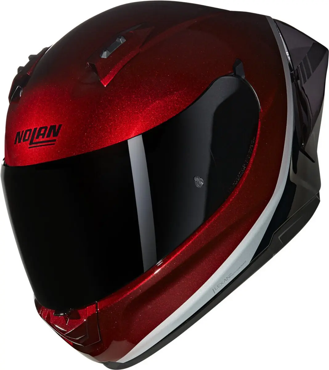 Nolan N60-6 Sport Verniciatura Speciale 349 Visceraal Rood Zwart Grijs Glossy In