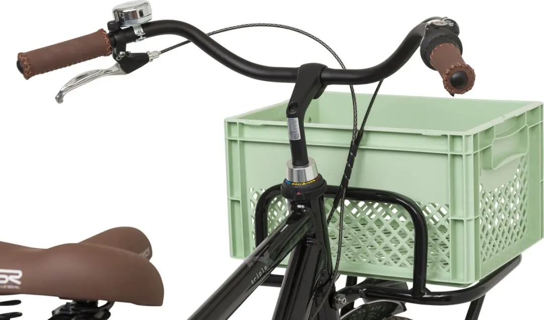 FastRider Fietskrat Medium 22L - Mint Groen