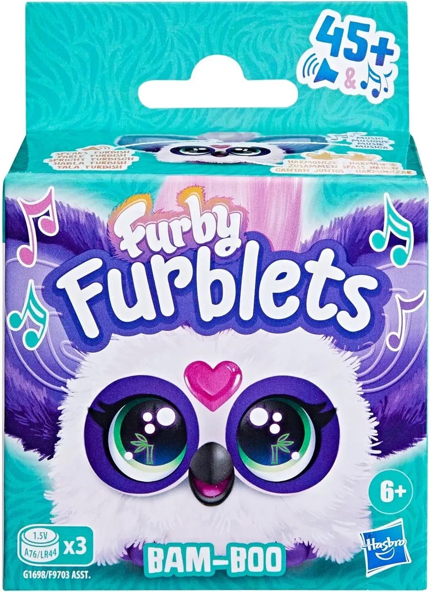 Hasbro Furby Furblets Bam Boo Knuffel - 45+ Geluiden - afbeelding 2 van 6