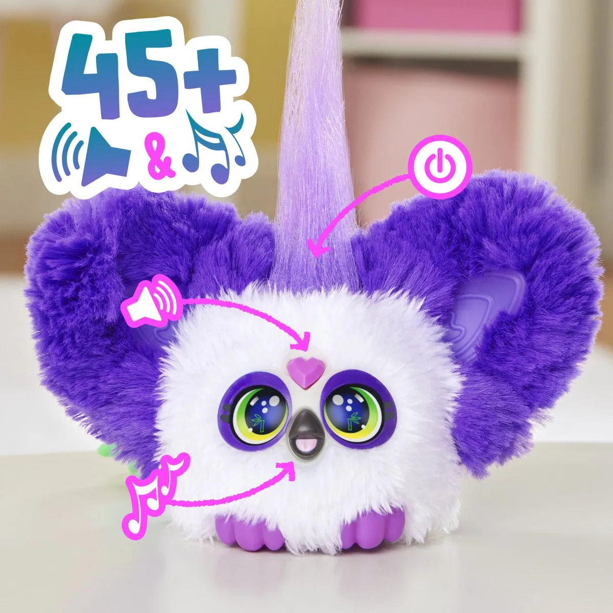 Hasbro Furby Furblets Bam Boo Knuffel - 45+ Geluiden - afbeelding 5 van 6