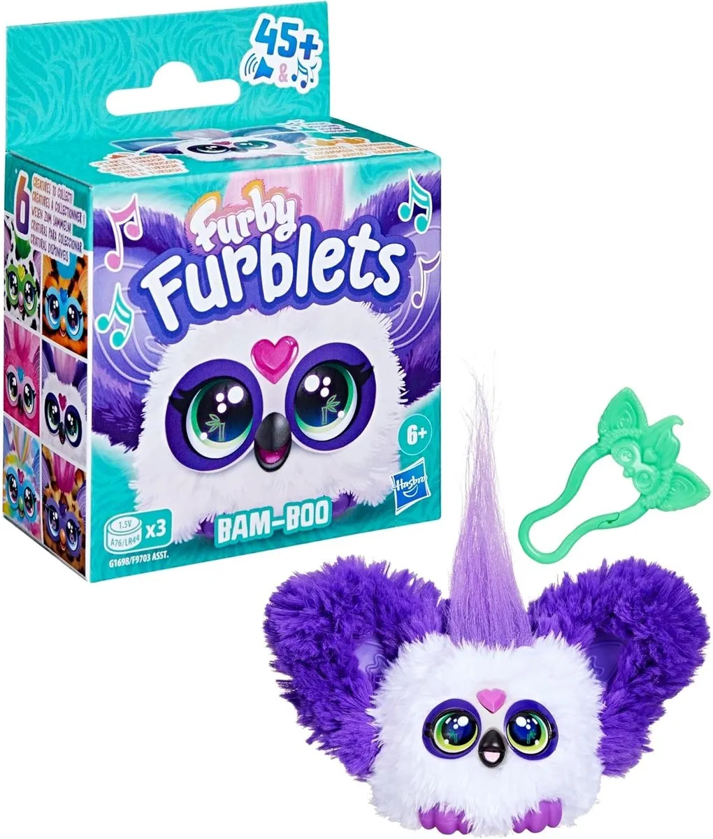 Hasbro Furby Furblets Bam Boo Knuffel - 45+ Geluiden - afbeelding 3 van 6