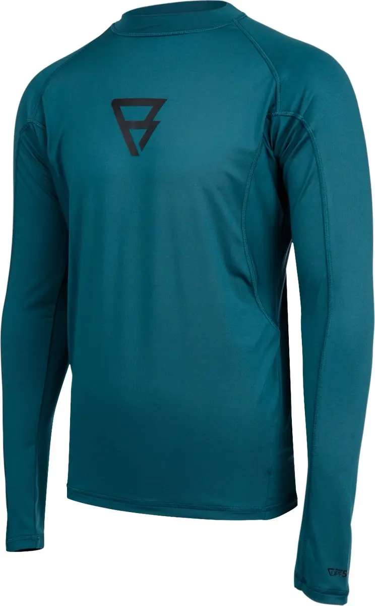 Brunotti Brushield Rashguard Mediterranea - Heren UV-shirt UPF 50+ - S