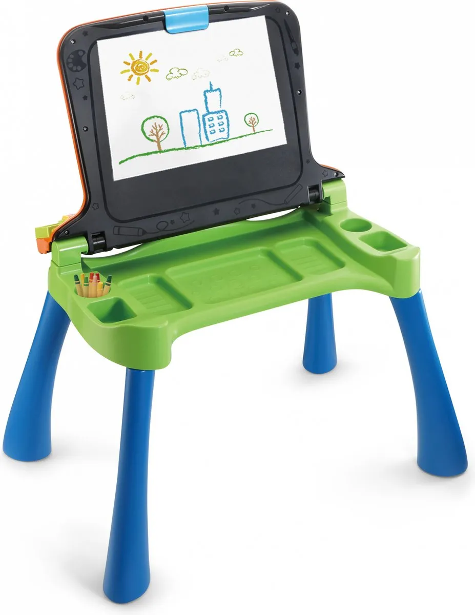VTech Mijn Magisch Bureau 5-in-1 - Groen/Blauw - afbeelding 6 van 6