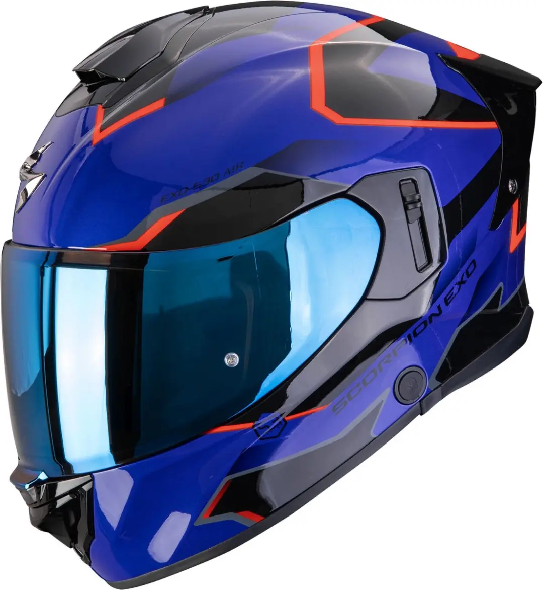 Scorpion Exo-530 Air Integraalhelm - M - Zwart/Rood/Blauw