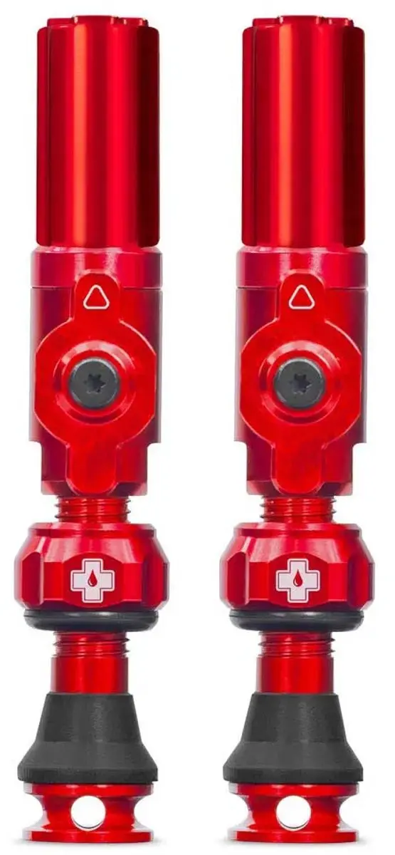 Muc-Off Big Bore Hybrid Tubeless Ventiel 35mm - Rood - 2x - afbeelding 2 van 2