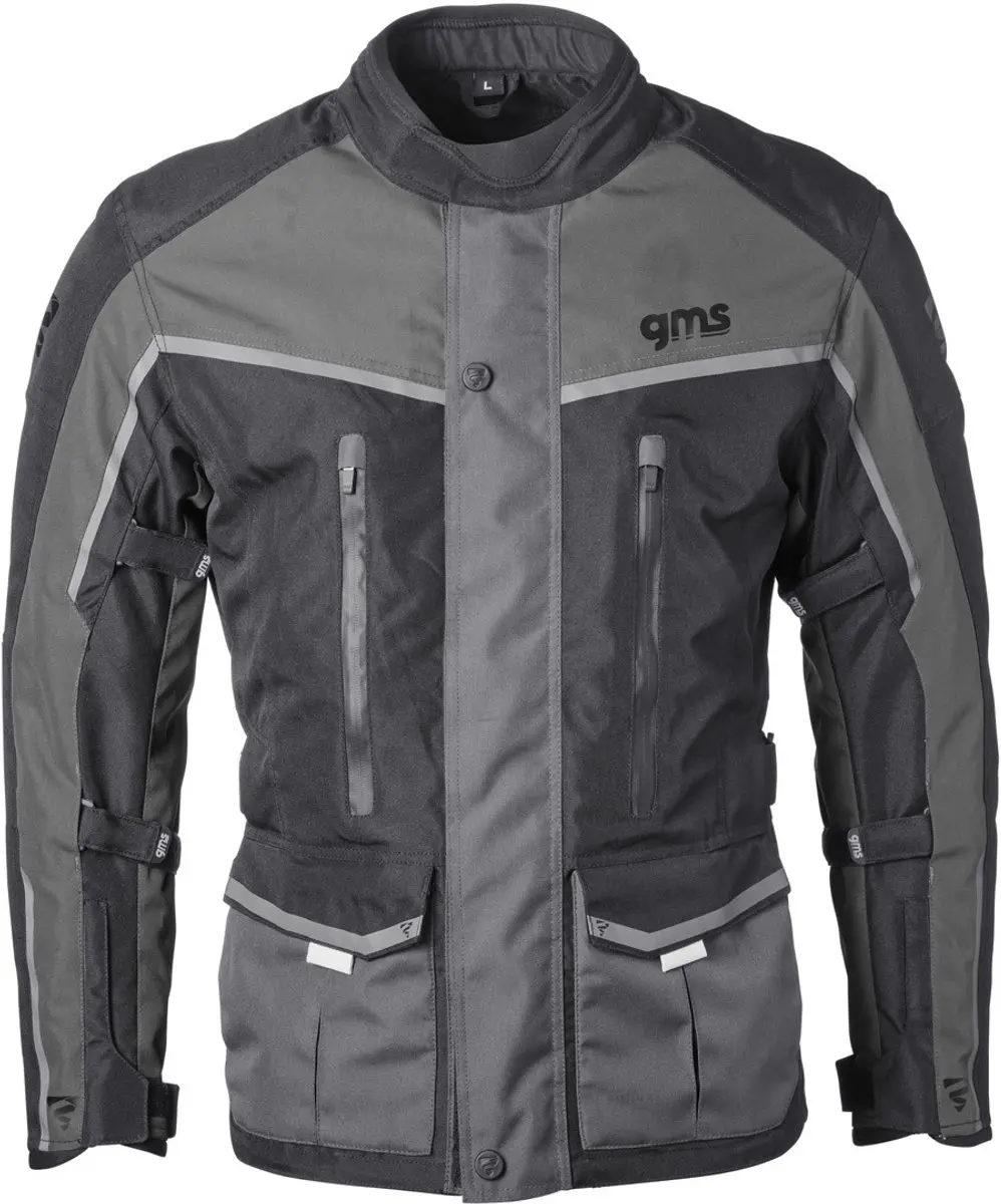 Gms Twister Neo Motorjas - Zwart/Grijs - 2XL