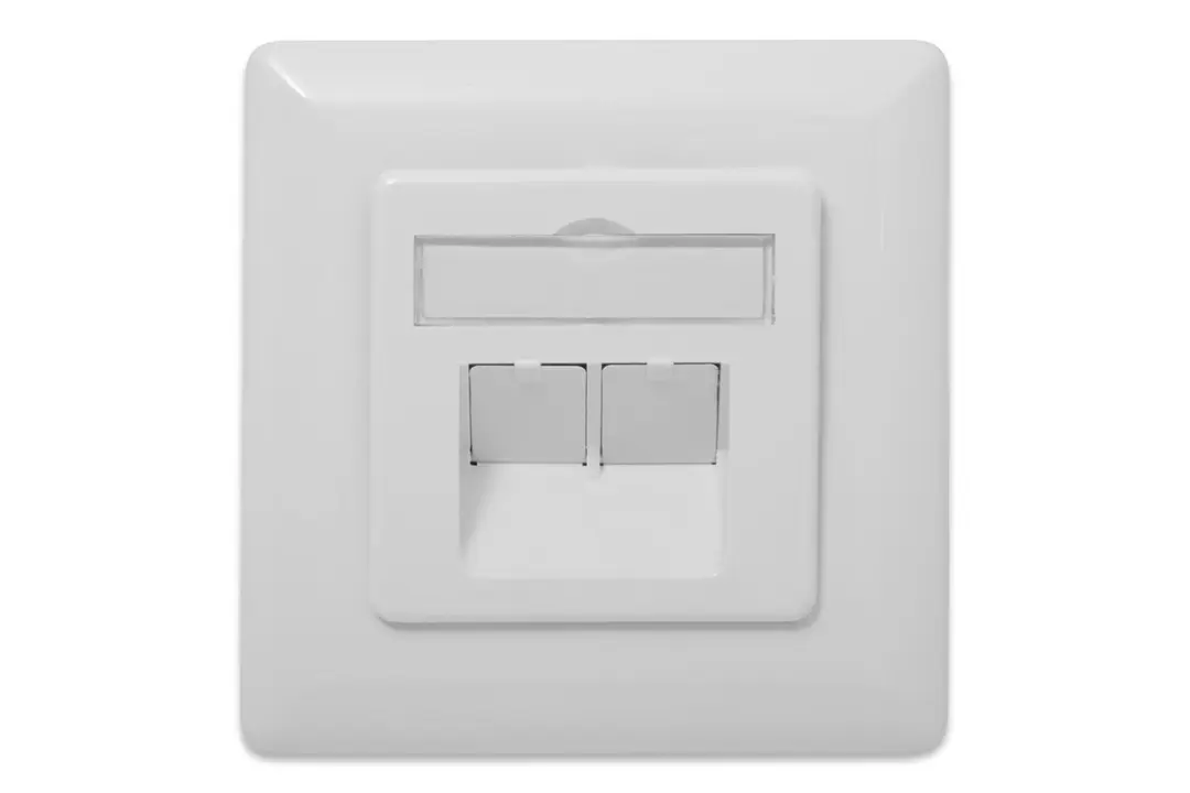 Digitus DN-9008-1 CAT 6A Netwerkuitlaat - 1 Stuk - Wit - afbeelding 5 van 6