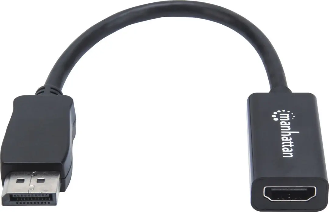Manhattan 151634 DisplayPort naar HDMI-adapter - Zwart - afbeelding 3 van 4