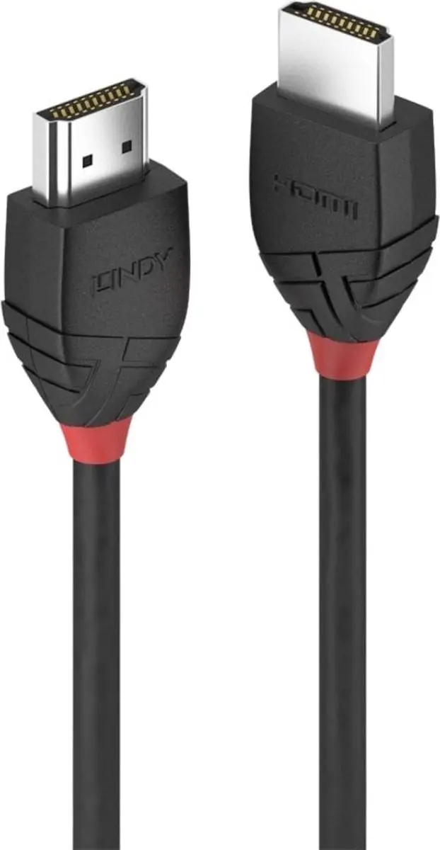 Lindy Black Line HDMI Kabel 2m - 4K - Drievoudig Afgeschermd - Zwart - afbeelding 6 van 6