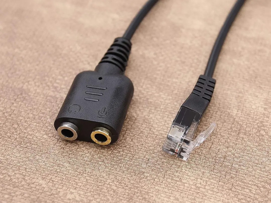 Equip 147944 Audiokabel RJ-9 - 0,25m - 2x3,5mm Zwart - afbeelding 2 van 6