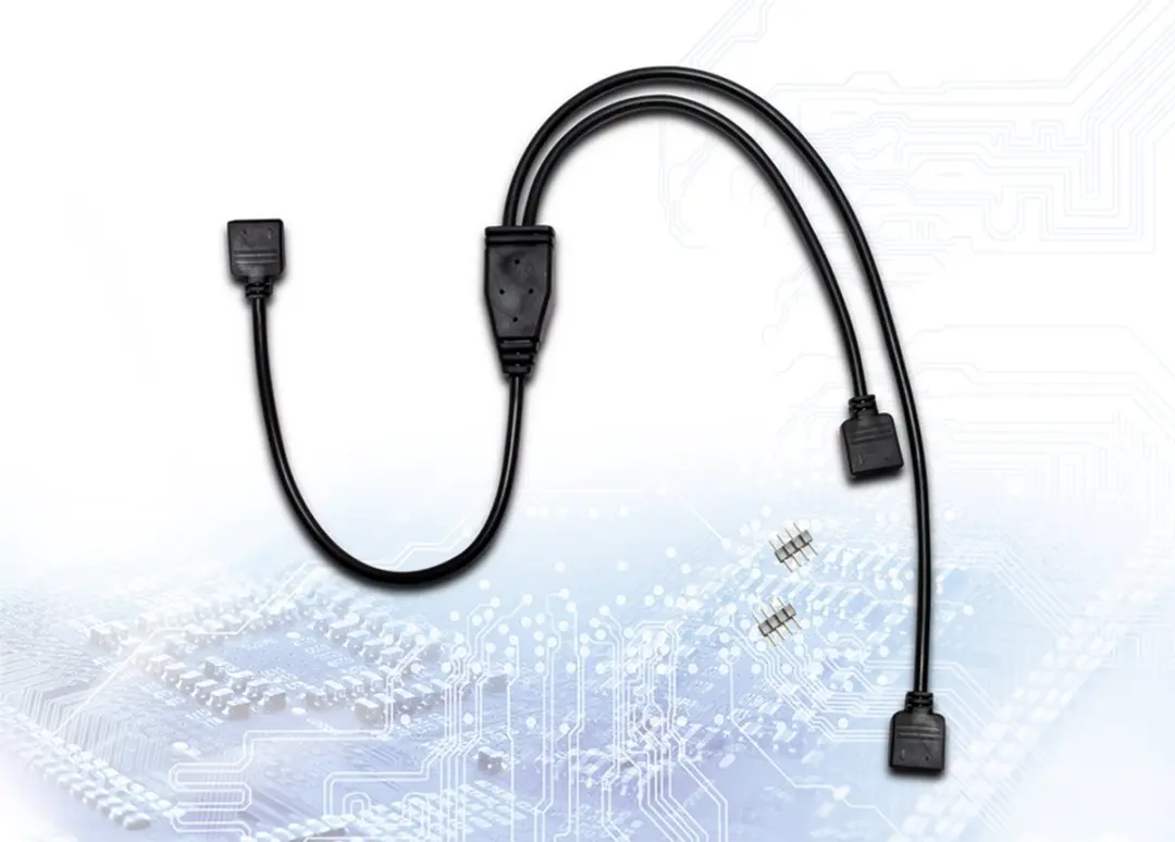 Inter-Tech RGB Verteiler 2-fach 0,48 meter S-Video (4-pin) 2 x S-Video (4-pin) Z