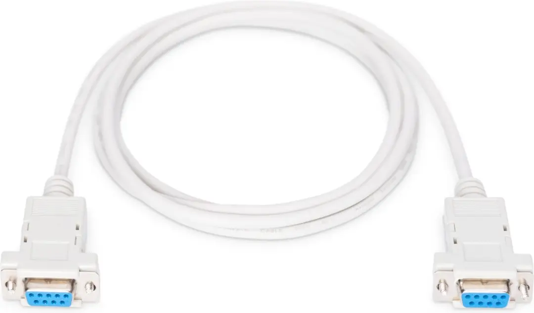 Digitus AK-610100-018-E D-sub 9-polig Kabel 1.80m - Beige