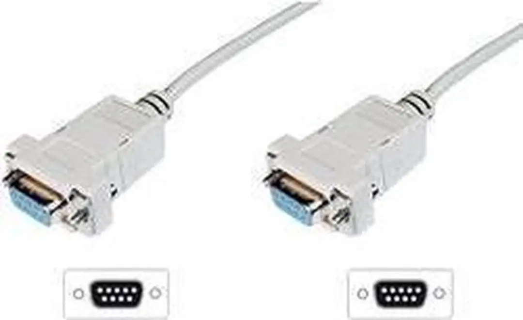 Digitus AK-610100-018-E D-sub 9-polig Kabel 1.80m - Beige - afbeelding 6 van 6