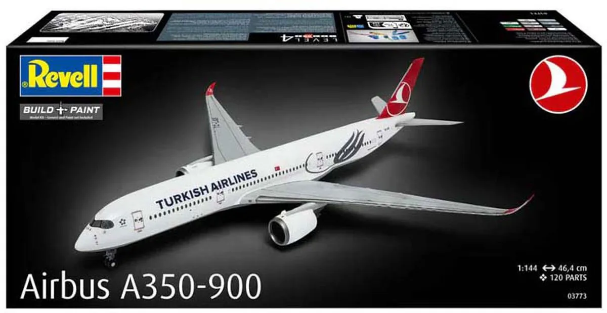 Revell 03773 Airbus A350-900 Modelbouwpakket - 1:144 - Multi