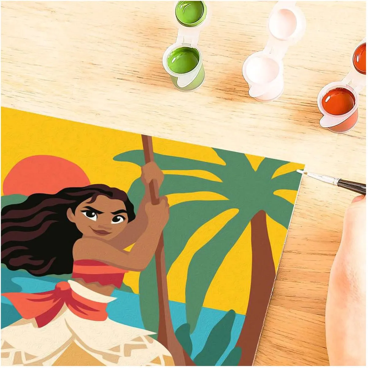 Ravensburger CreArt Vaiana's Adventures Schilderen op Nummer - Meerkleurig