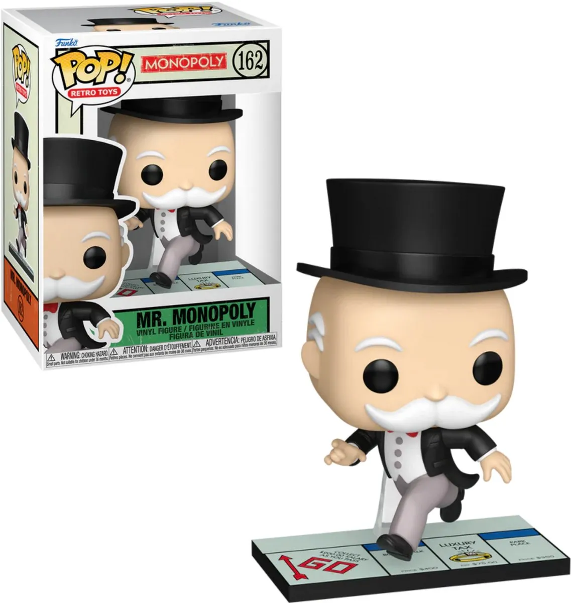 Funko Pop! Retro Toys Monopoly Mr. Monopoly #162