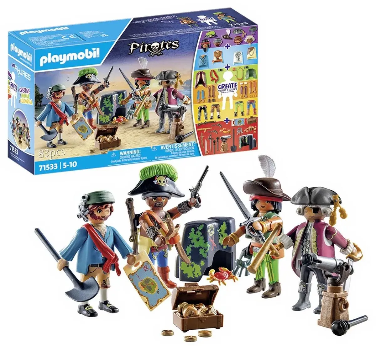 Playmobil Pirates My Figures 71533 - Multicolor