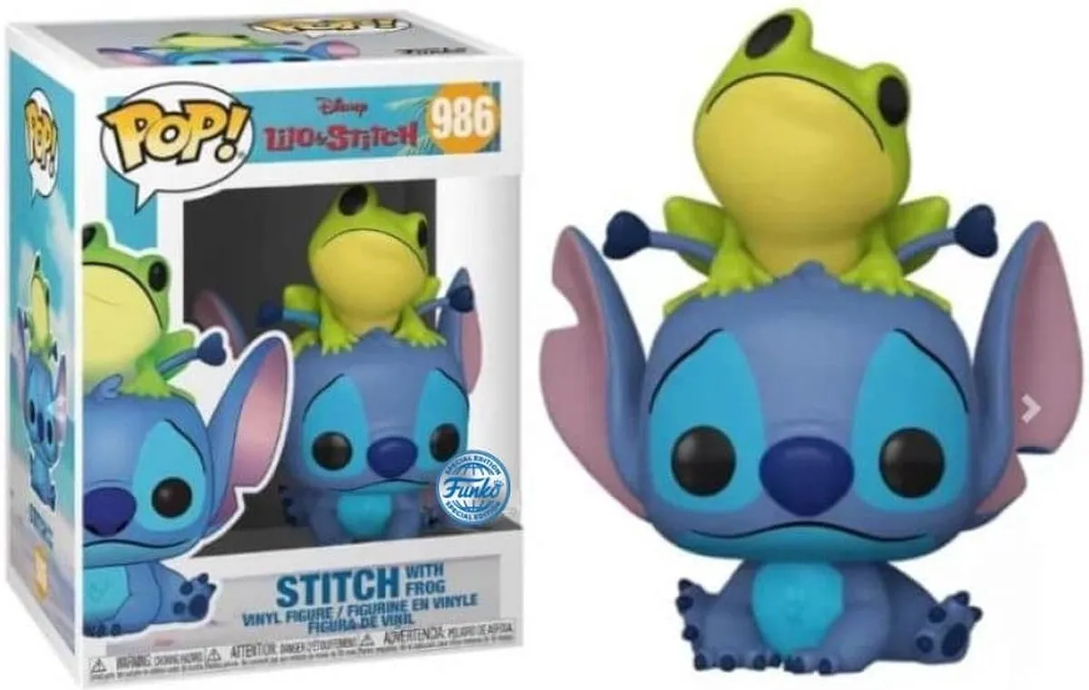 Funko Pop! Lilo & Stitch Stitch with Frog 51795